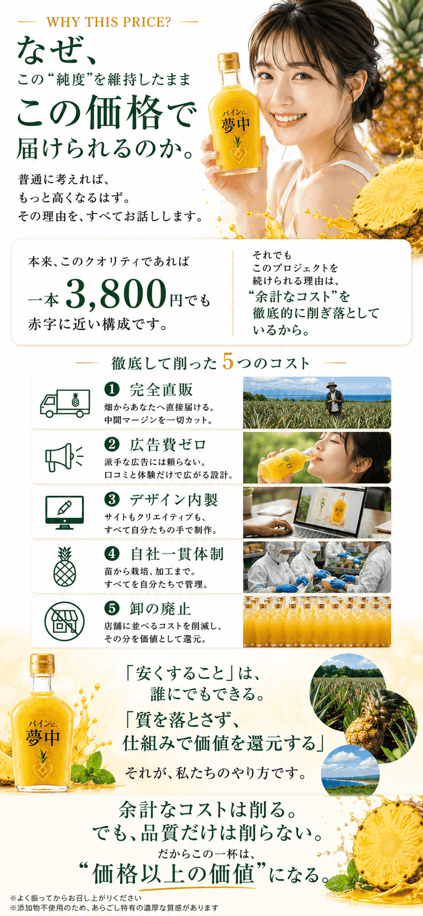 パインに夢中 お客様の声