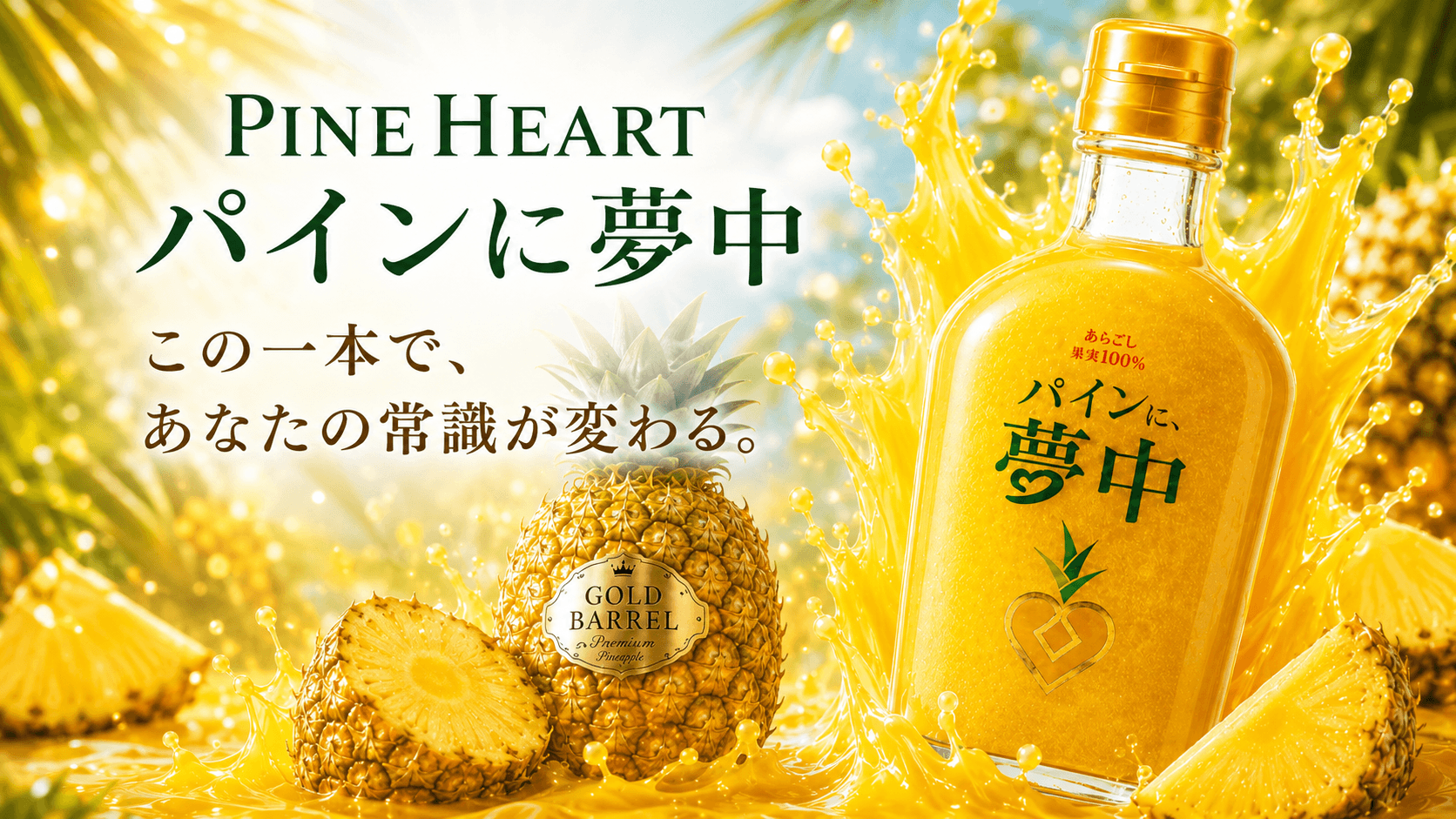 パインに夢中スムージー